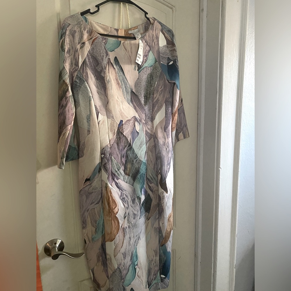 H&M Multicolored Semiformal Midi Dress